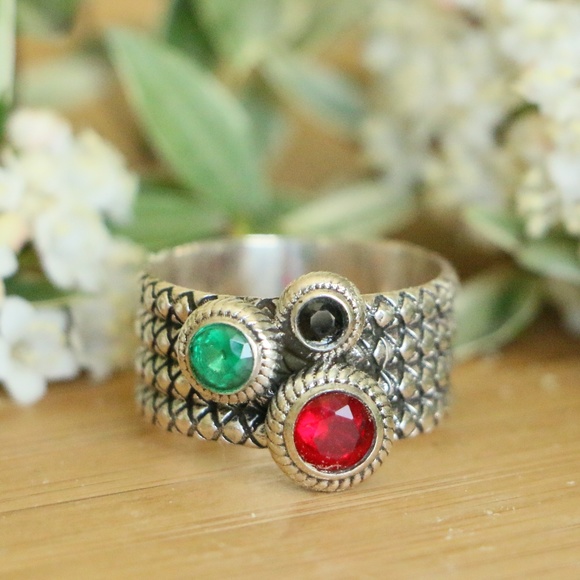 Artisan sterling silver ring Size 7.5 - Picture 2 of 7